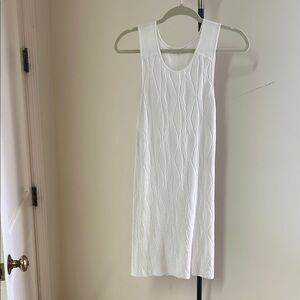 Club Monaco Ivory Sleeveless Dress
